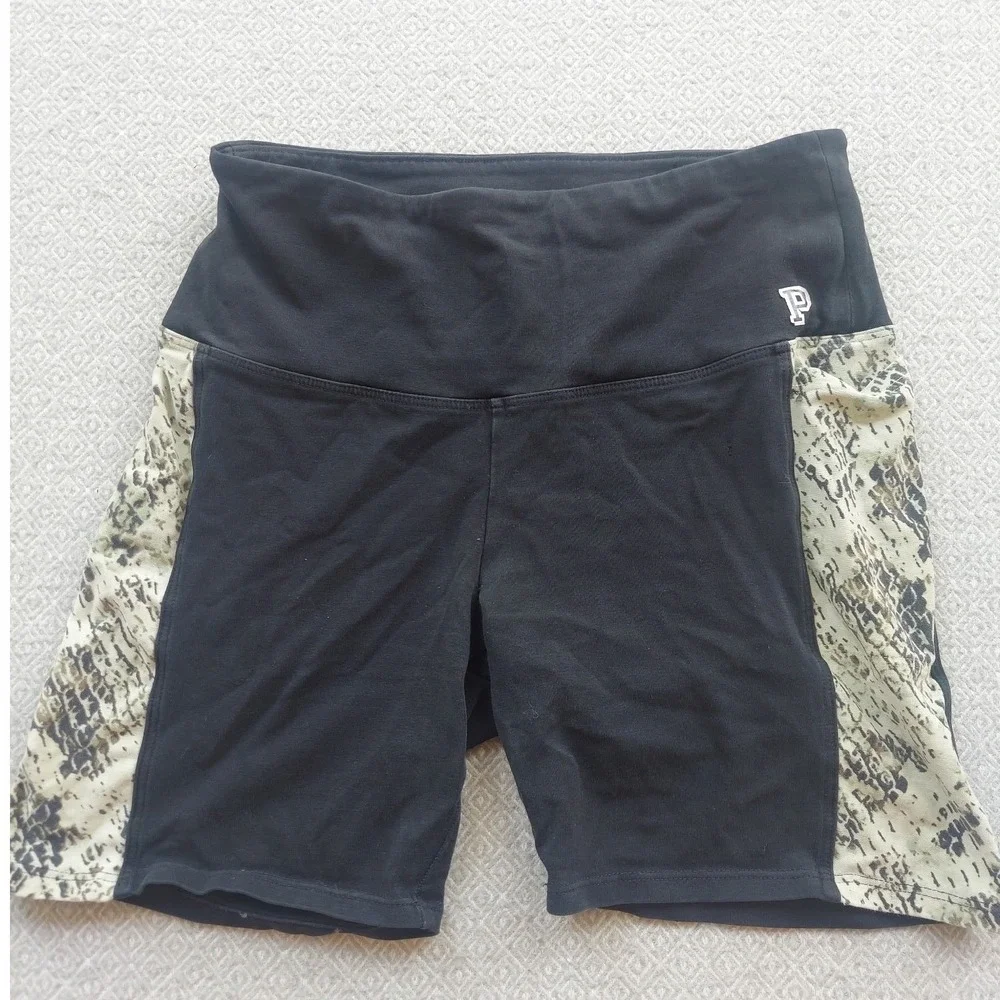 PINK Activewear Bundle Women Small Black Grey Pink Shorts Leggings Lot 7pc Mixed - Picture 11 of 16